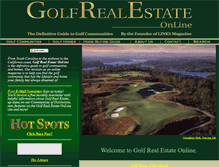 Tablet Screenshot of golfrealestateonline.com